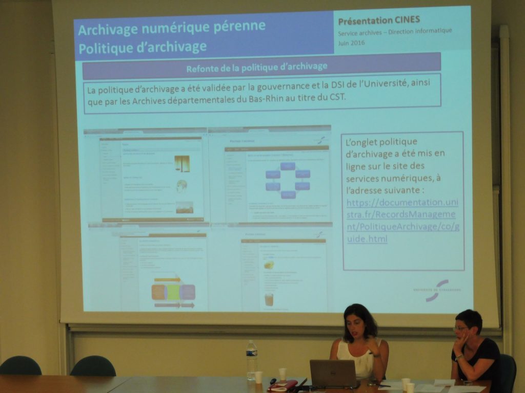 Présentation des services d’archivage du CINES, 24 juin 2016